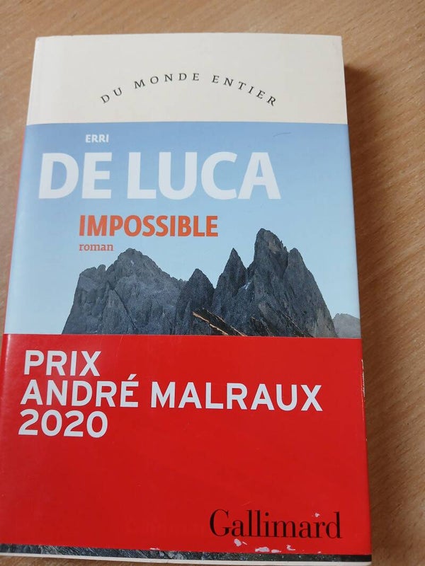 Impossible  - Erri De Luca - Gallimard -2020  italie