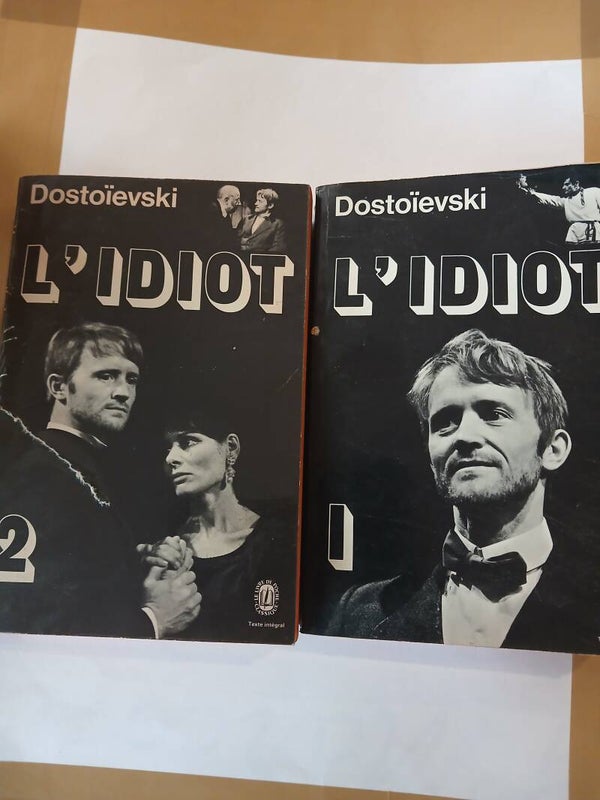 L'idiot T1 et  2 - Dostoïevsky - le livre de poche-  1972 russe