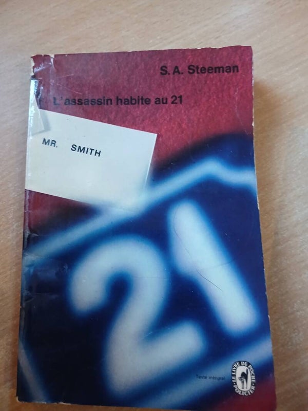 L'assassin habite au 21 - Stanislas andré  Steeman - Le livre de poche- 1968