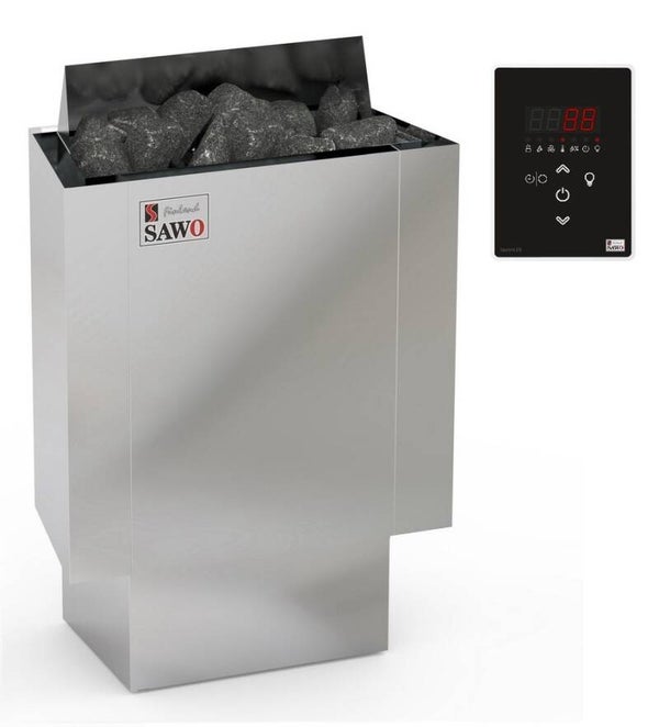 ELECTRIC SAUNA HEATER SAWO NORDEX MINI Ni2 NRMN-23Ni2, 2,3kW, WITH CONTROL UNIT