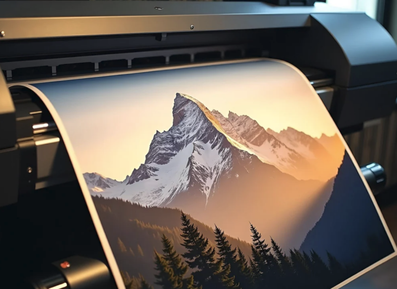 giclee print on printer