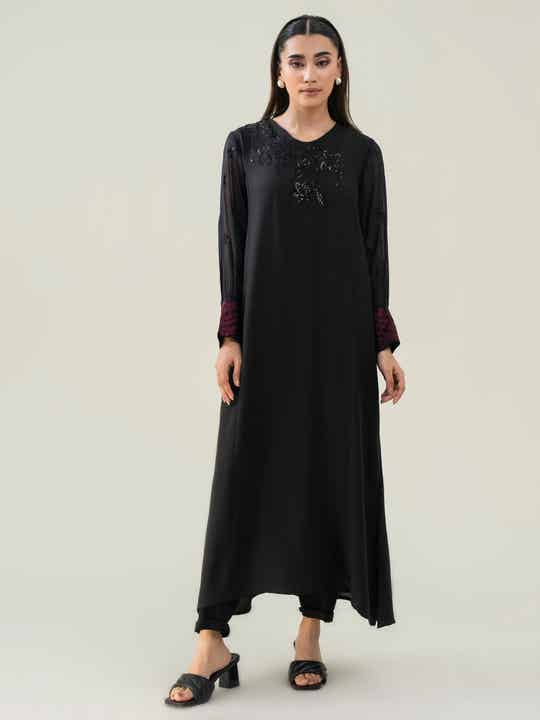 Limelight Embroidered Long Dress