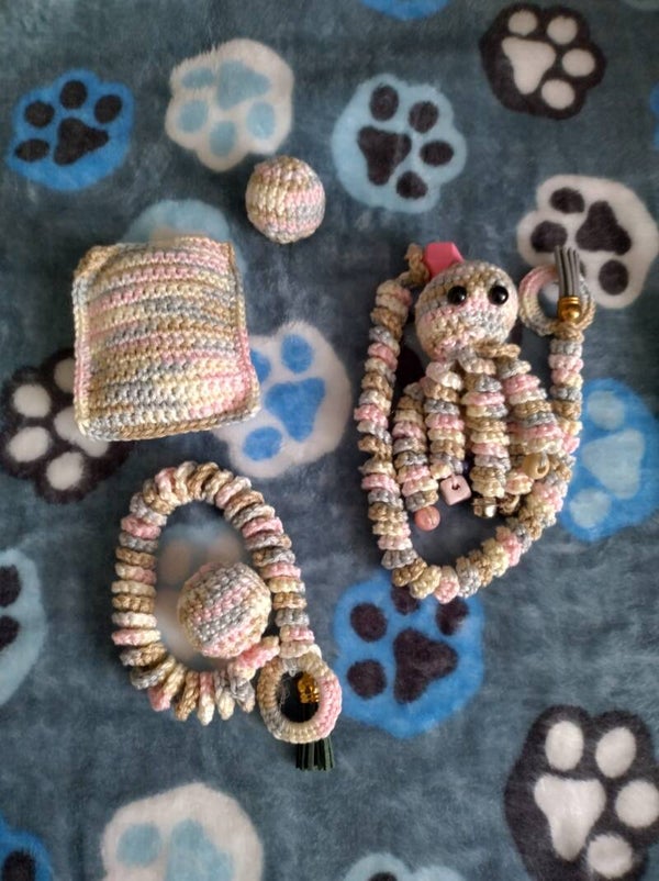 Multi Color bruin/rose/creme tinten