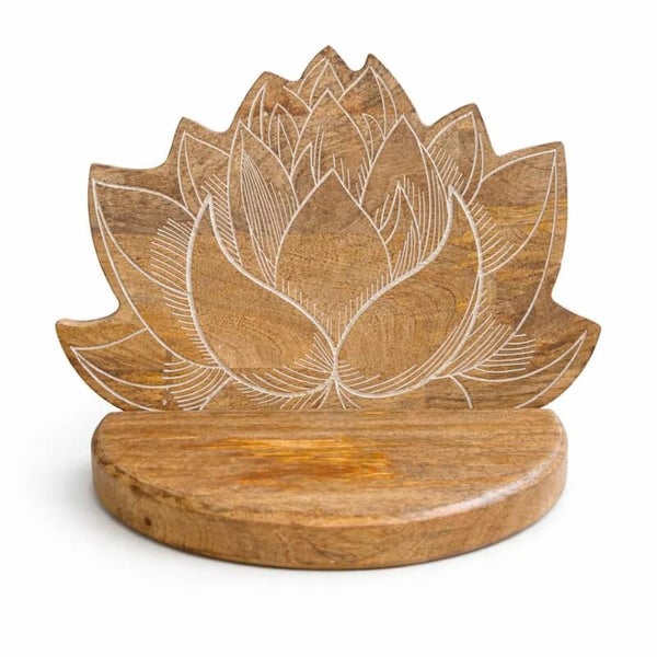 Étagère Murale Blanchie - Lotus