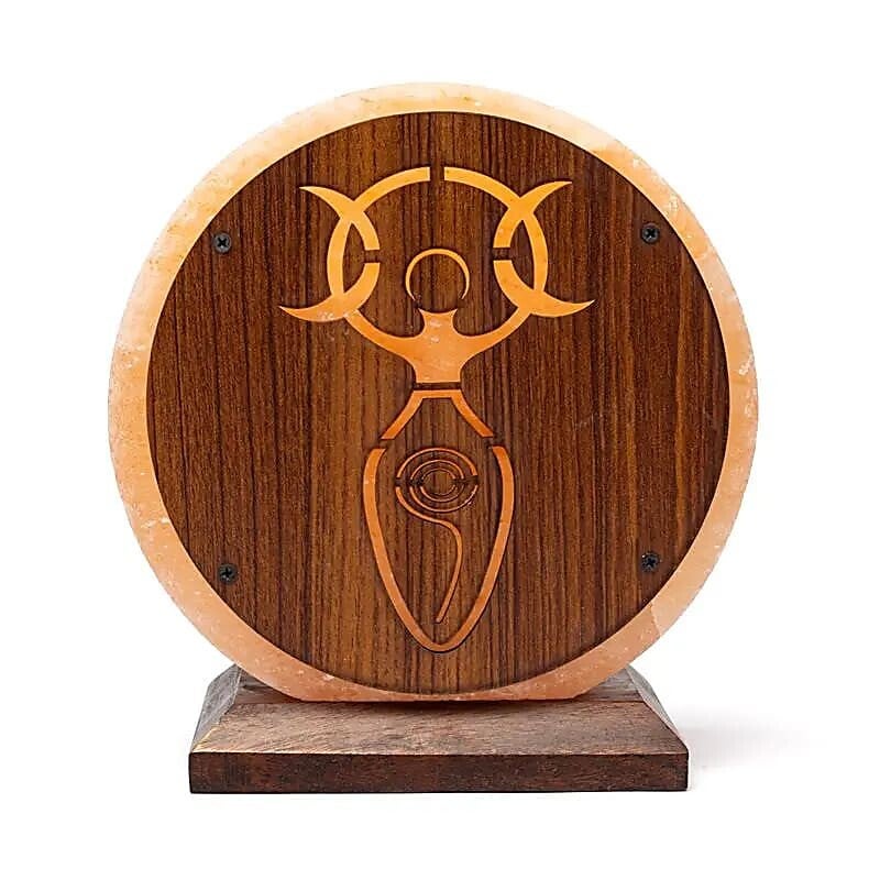 Lampe en sel Déesse avec câble et ampoule