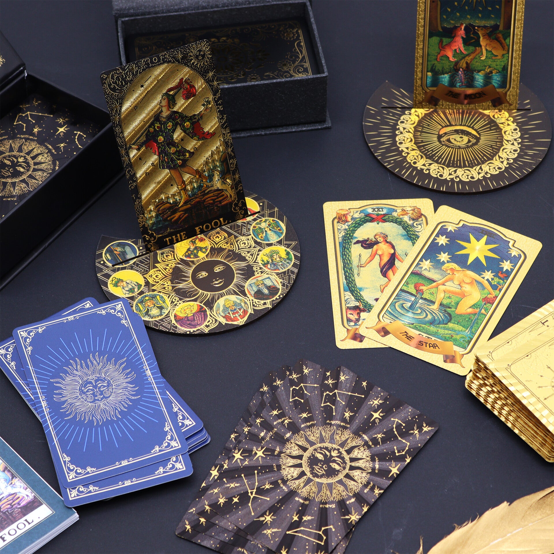 Tarot Feuille d'Or - Que la Magie Commence