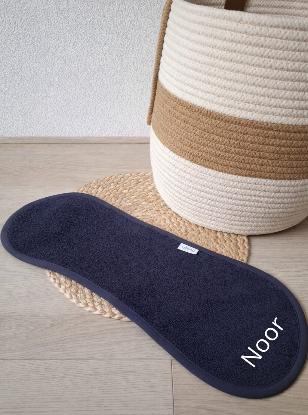 Navy schouder spuugdoek