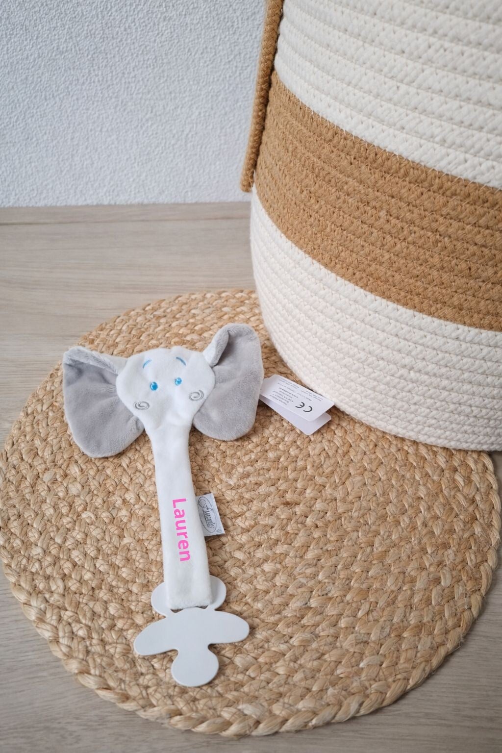 Speendoek olifant white