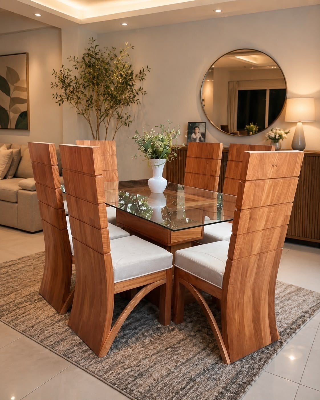 Comedor moderno de 6 sillas