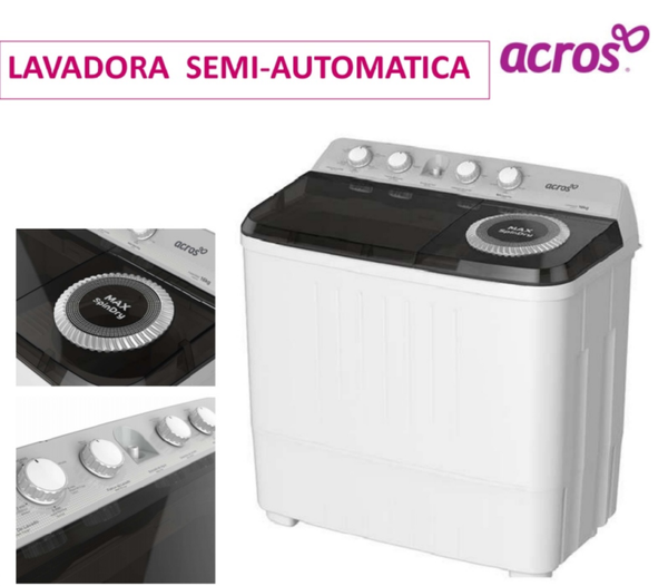 LAVADORA ACROS SEMIAUTOMÁTICA – 2 TINAS