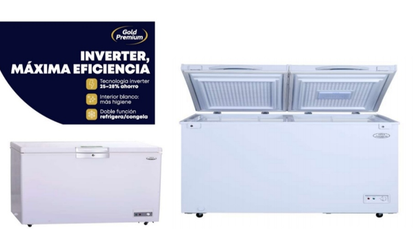 FREEZER GOLD PREMIUM HORIZONTAL – 2 PUERTAS, INVERTE