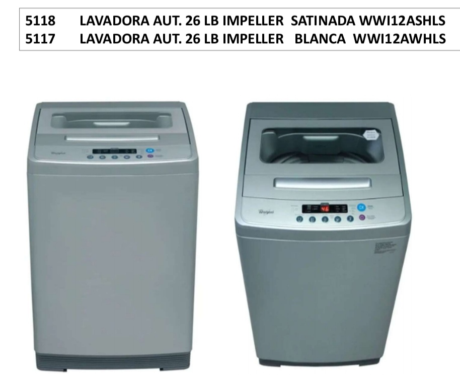 LAVADORA DIGITAL WHIRLPOOL