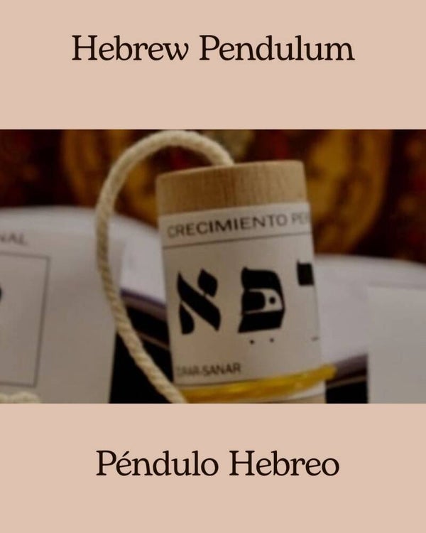 Servicio: Sanación con péndulo hebreo