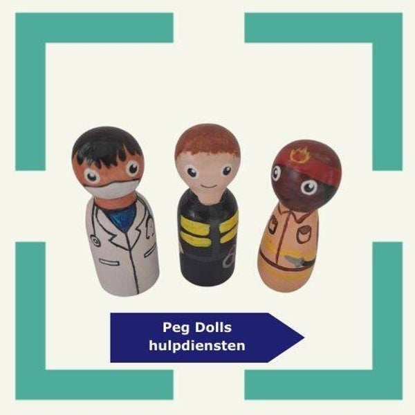 Peg Dolls - Hulpdiensten - Periode 4