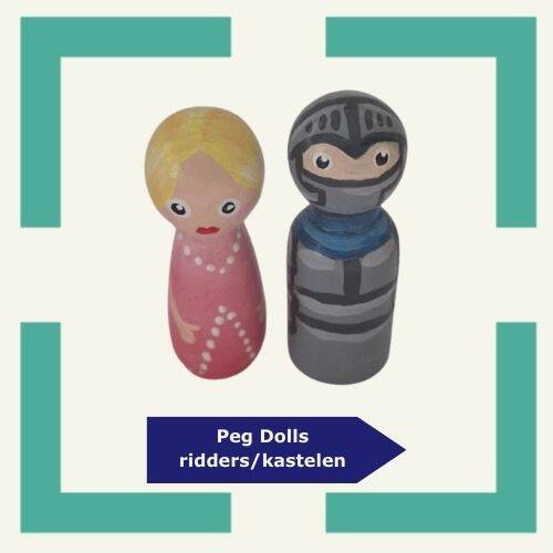 Peg Dolls - Ridders/kastelen - Periode 4