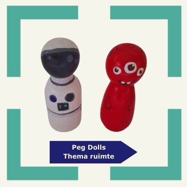 Peg Dolls - Ruimte - Periode 1