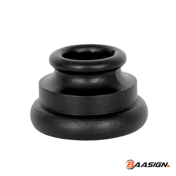 Eiersteun 6cm Rond Modern Zwart