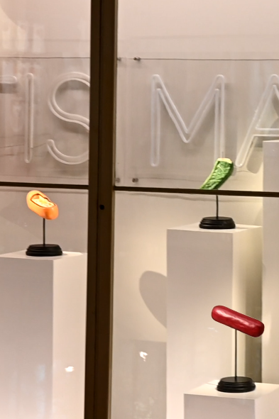 eten tentoongesteld in het Groote Artis Museum