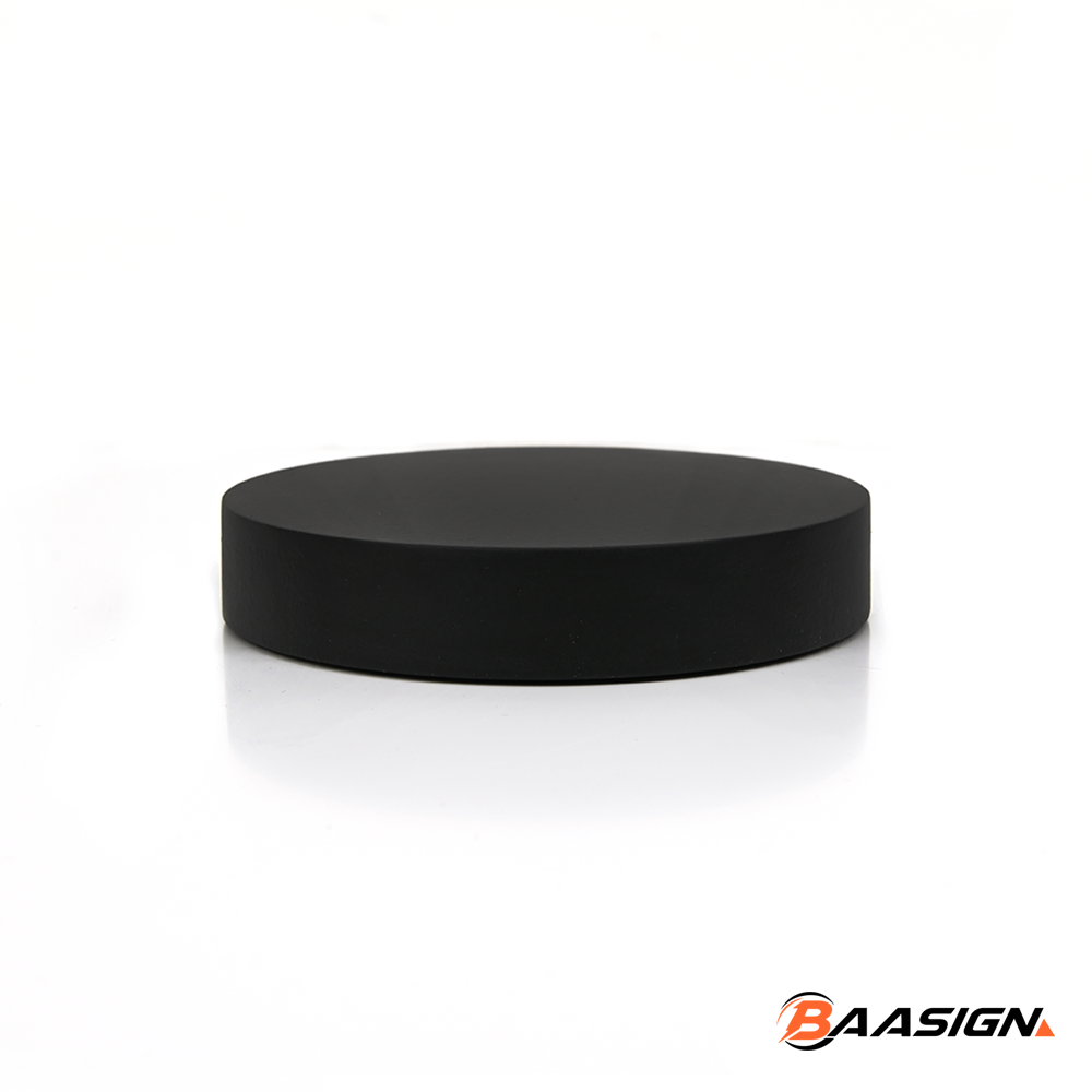 Trofeeplank 10cm Rond Modern Zwart