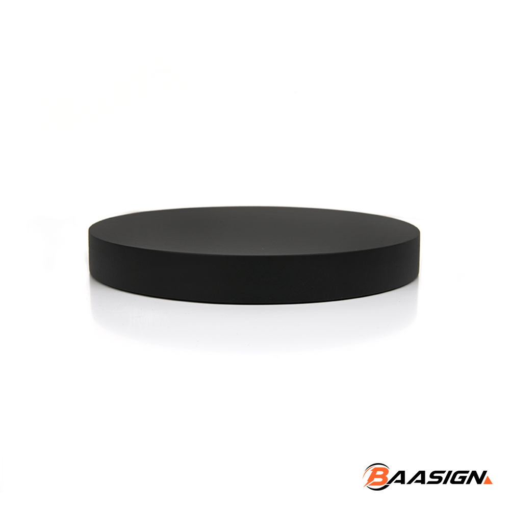 Trofeeplank 15cm Rond Modern Zwart