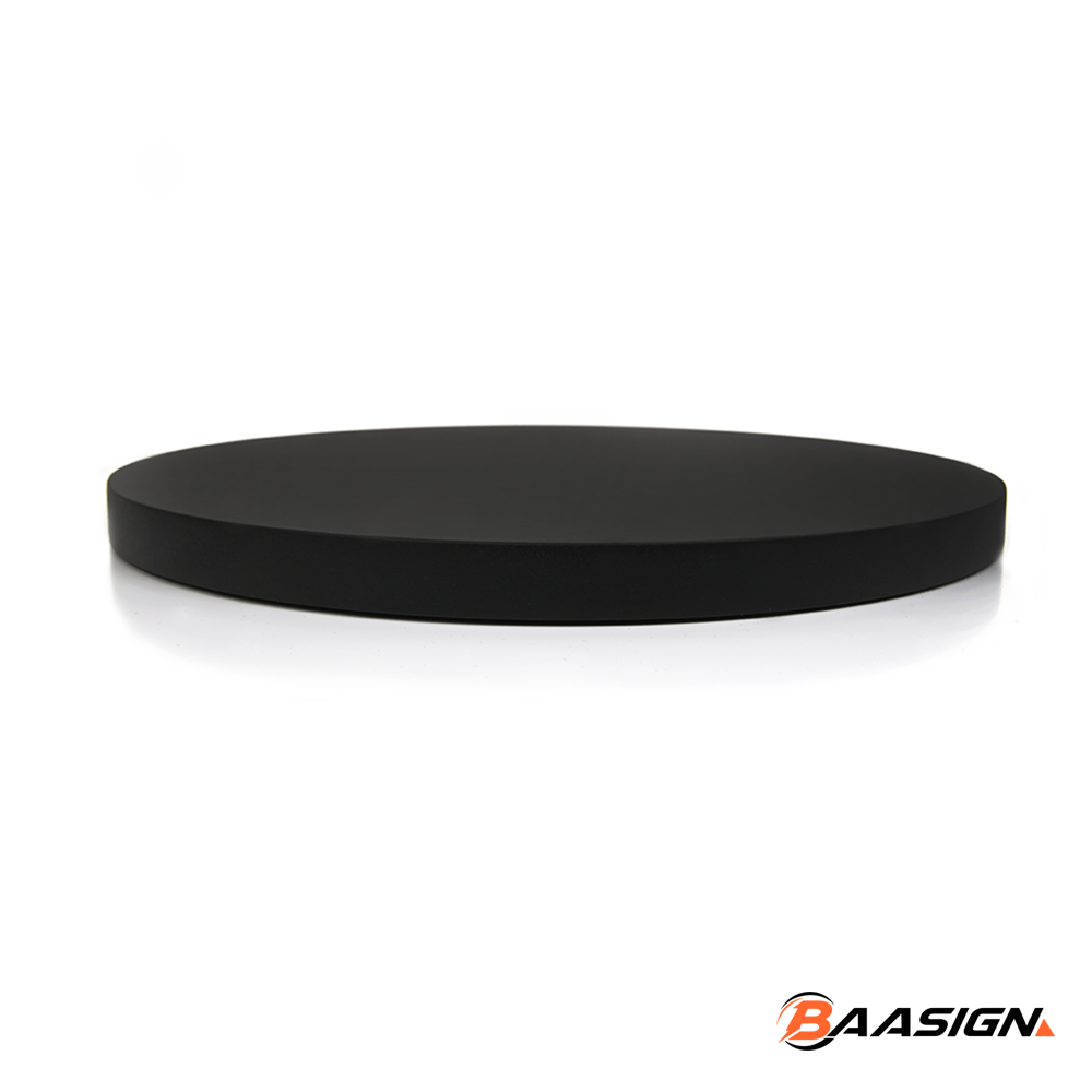 Trofeeplank 30cm Rond Modern Zwart