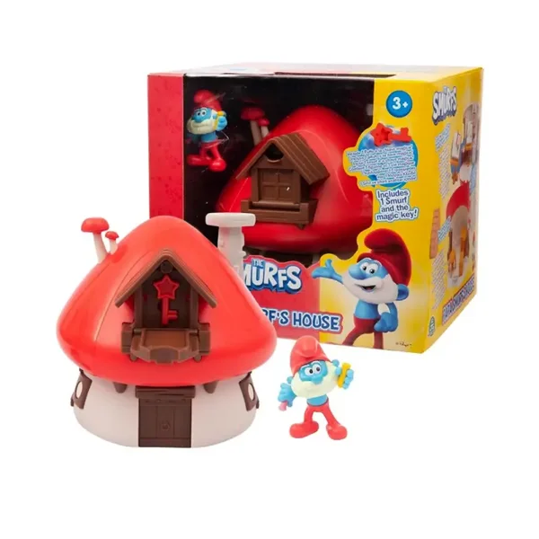 Puffi Playset Casa di Grande Puffo con Chiave