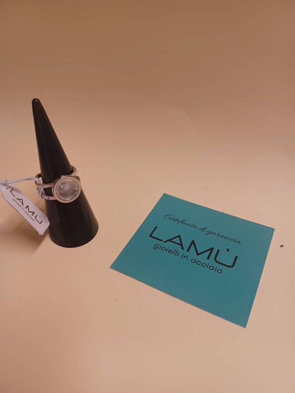 ANELLO PIETRA BIANCA- LAMU'