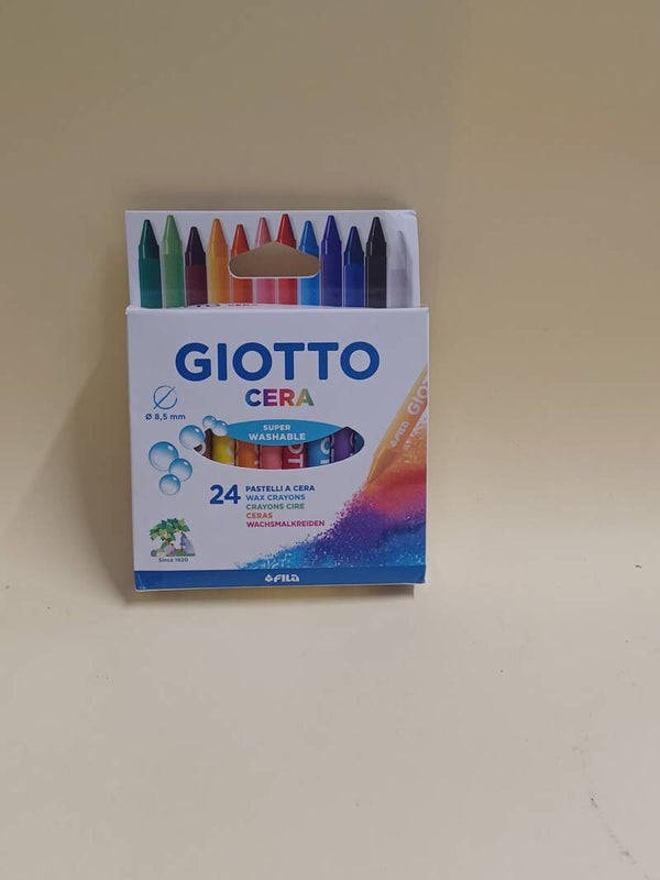 PASTELLI A CERA GIOTTO- 8,5 mm 24 pz