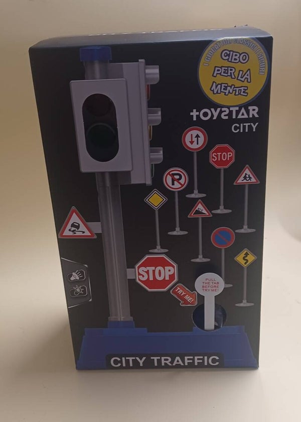 Semaforo Funzionante con cartelli stradali