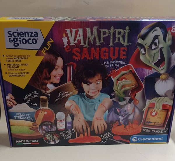 Vampiri e Sangue - scienza e gioco Clementoni
