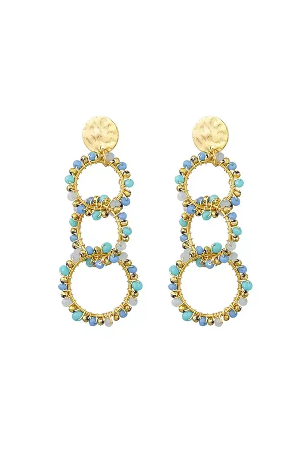 Oorbellen statement 3 cirkels