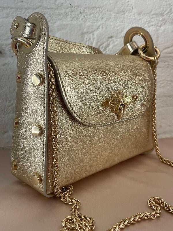 Bee bag- gold