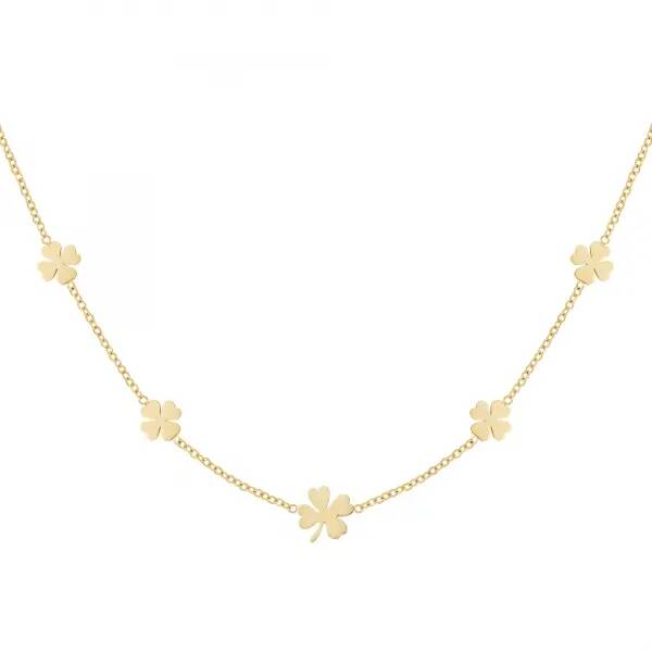 Ketting met 5 klavers