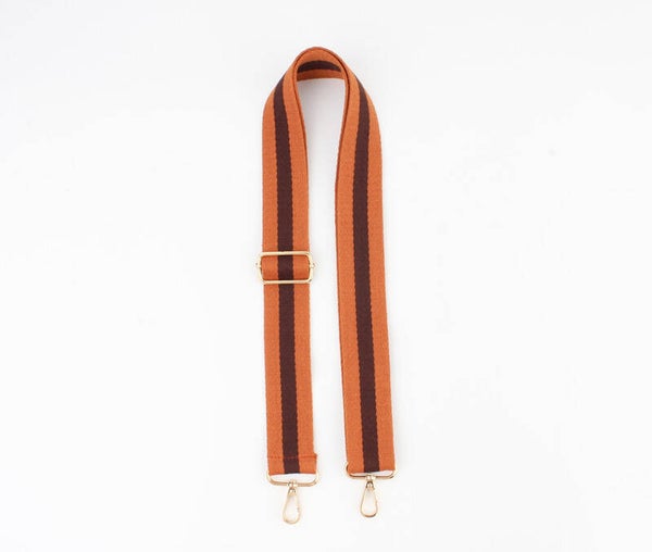 Bagstrap bruin en goud