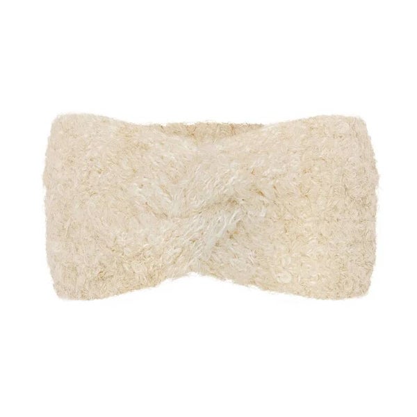 Hoofdband zacht Beige