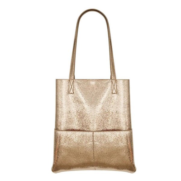 Tas metallic goud