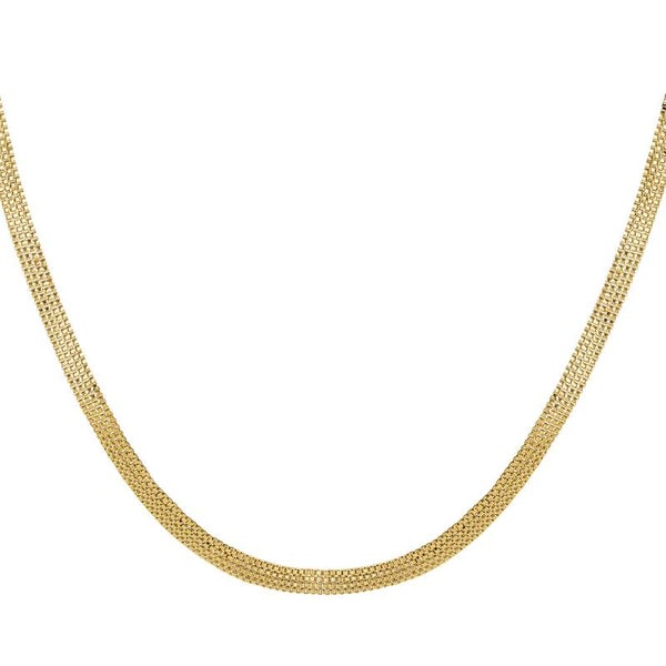 Ketting plat goud