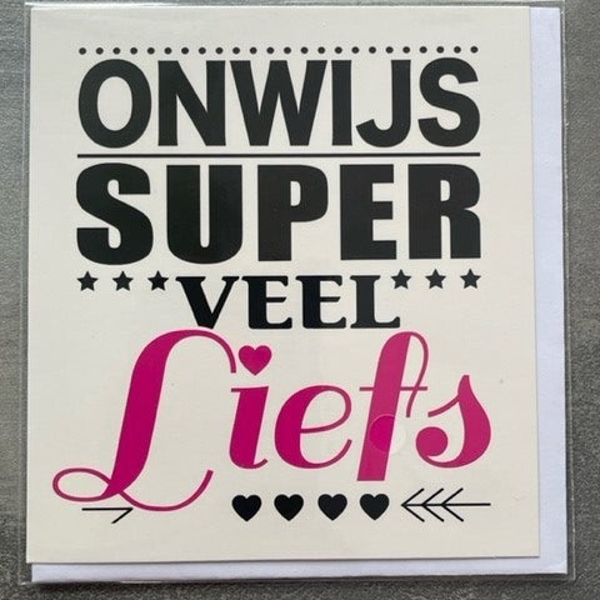 Kaart Veel Liefs