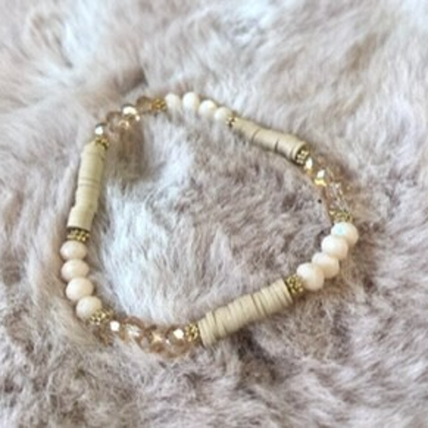 Armband beige