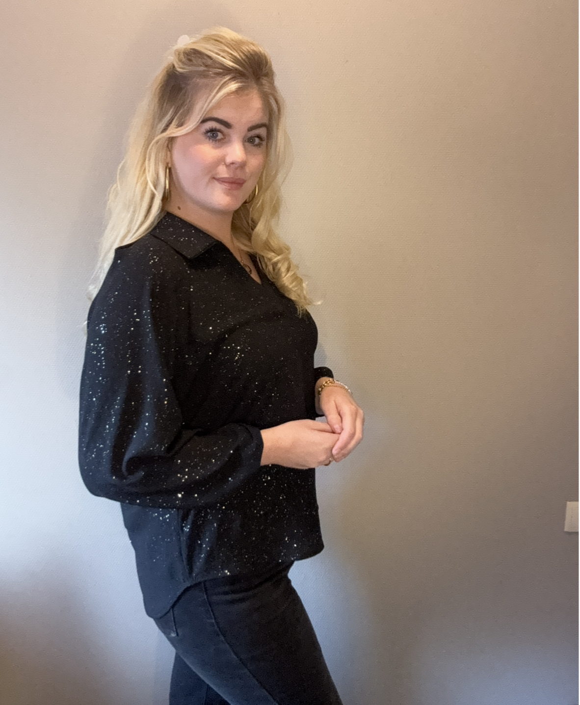 Glamour blouse - Black