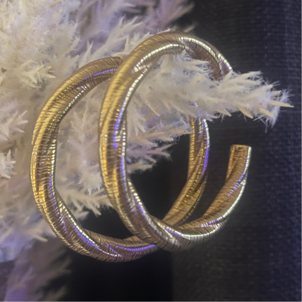 Oorringen met patroon