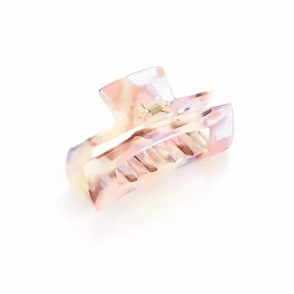 Haarklem roze mix groot