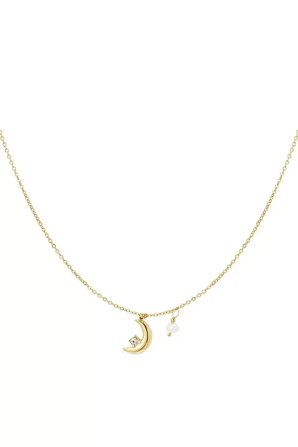 Ketting moon gold