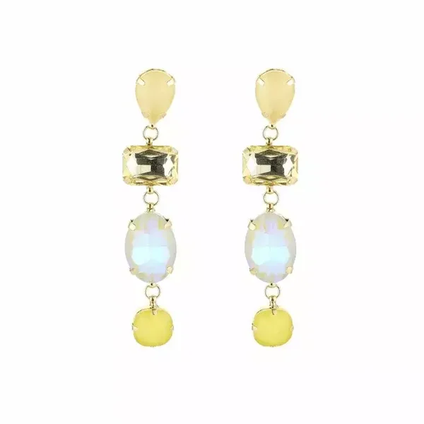 Oorbellen colour musthave geel