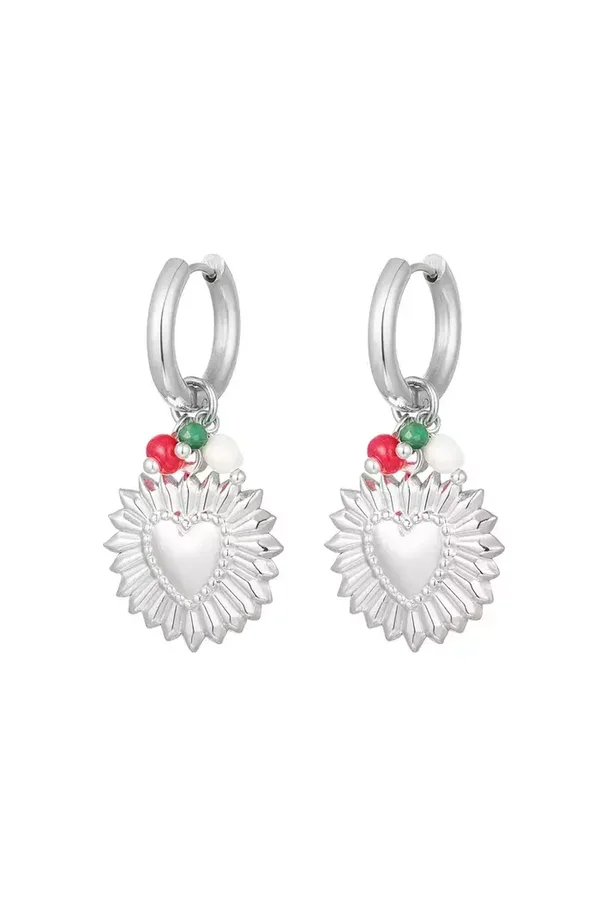 Oorbellen hartjesbloem