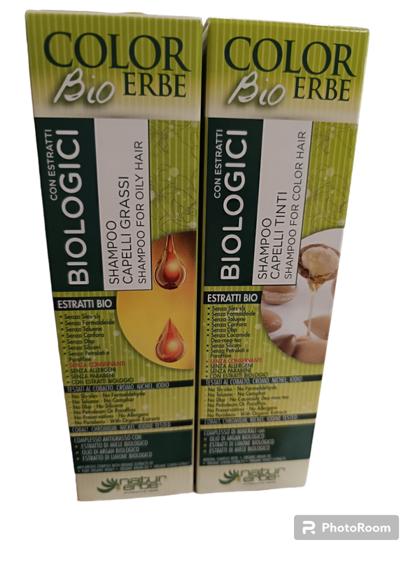 Shampoo  con estratti biologici