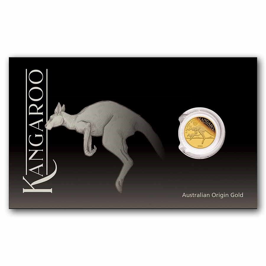 2026 Australia 1/2 Gram Gold Kangaroo Mini Roo Proof (Assay Card)