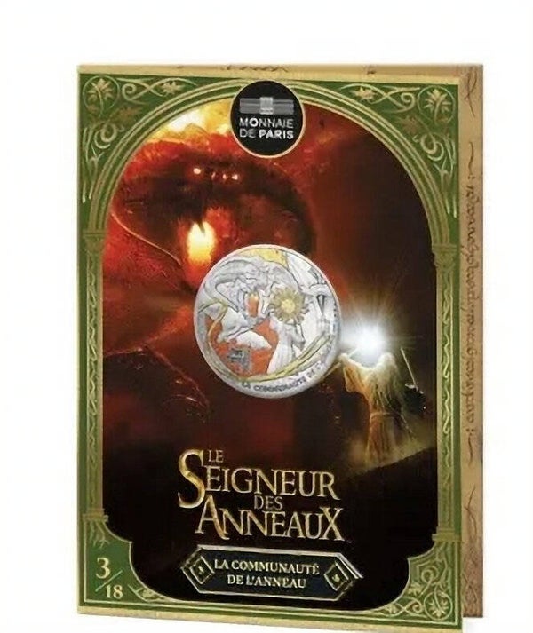 Gandalf and the Balrog - 13g Silver Coin 10€ France 2026 (Lord Of The Rings)