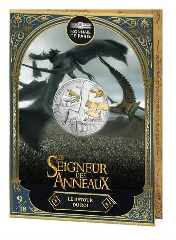 Eagles against the winged Beasts -13g Silver 10€ France 2026 (Lord Of The Rings)