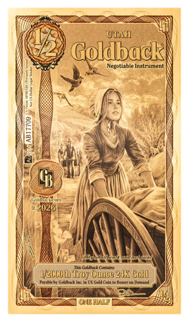 Utah 1/2 Goldback – Patientia, la vertu de l’endurance